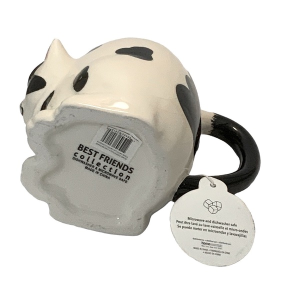 Best Friends Cat Mug Gift Novelty Cocoa Cup 16 Oz White Multicolor - Picture 2 of 13